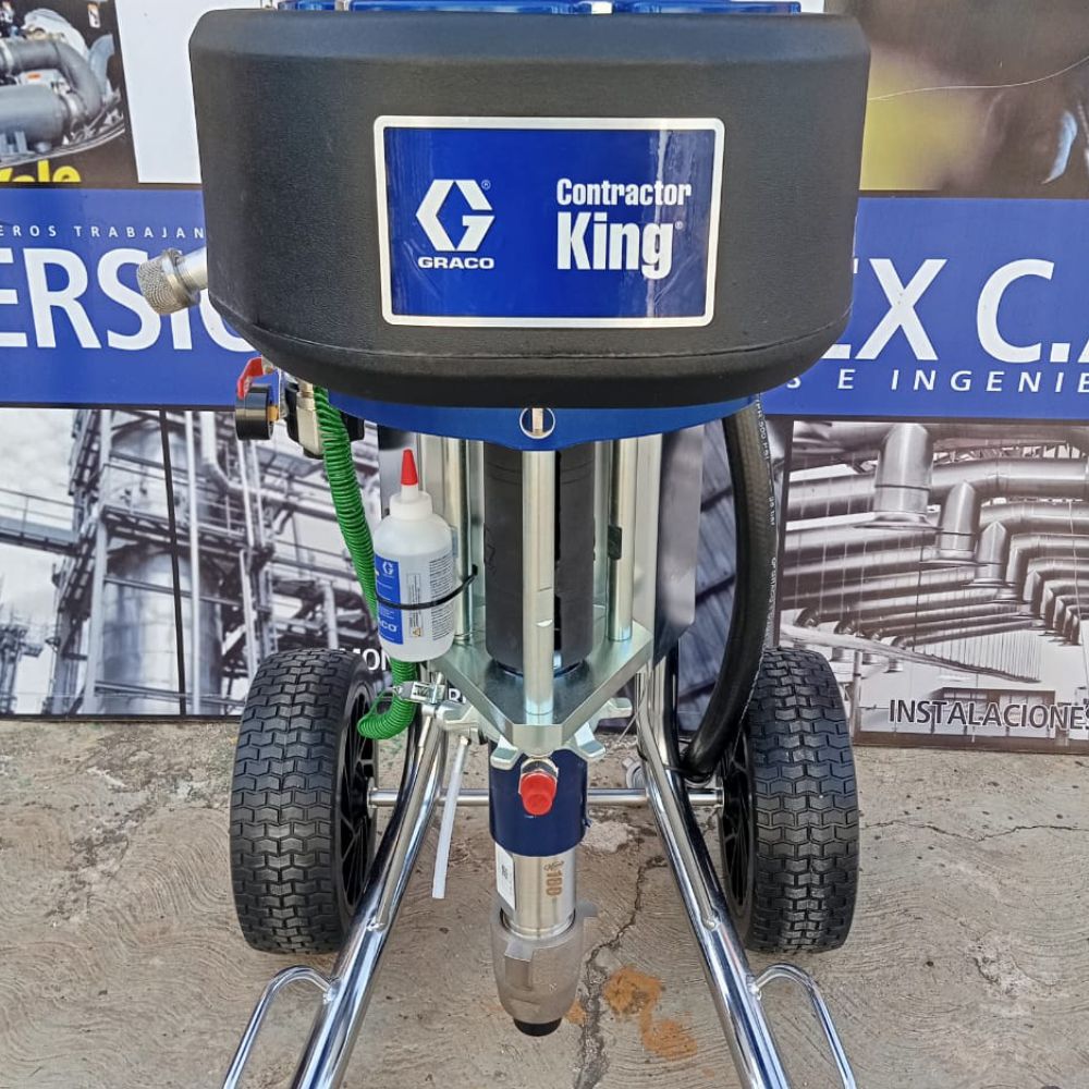 Maquina aplicación pintura epoxica altos solidos airless en alquiler - Inversiones Gintex - Venezuela