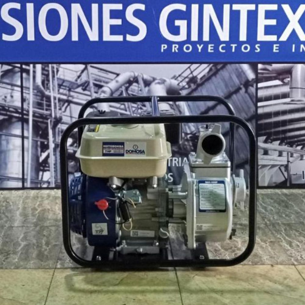 Bomba de achique 2’’ 7 HP a Gasolina marca Domosa en alquiler - Inversiones Gintex - Venezuela